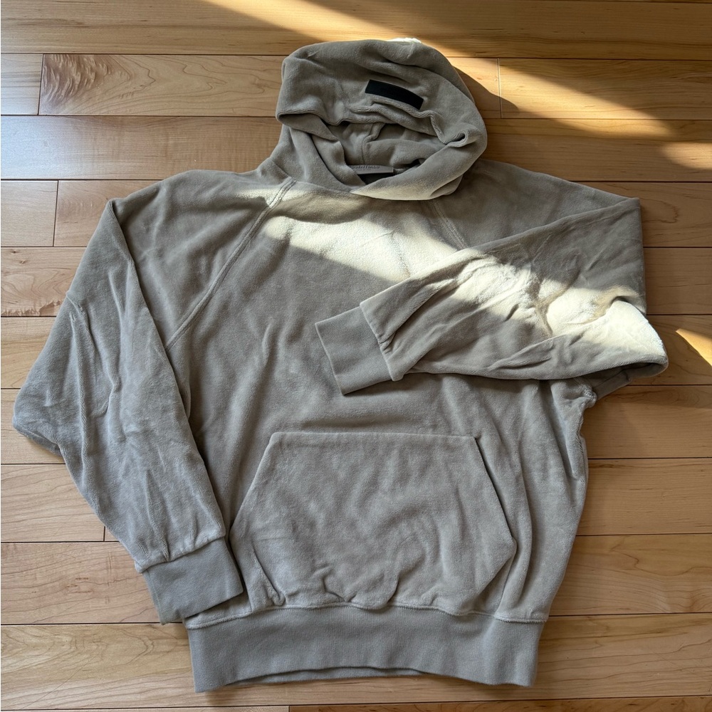 Essentials Beige Hoodie xs